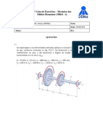 3a Lista Torção_MecSolElem-A_2o-2020