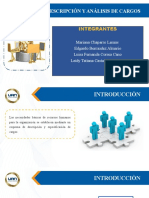 Descripción y Análisis de Cargos-Organizacional