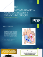 Monitoreo Cardioscopico Invasivo, Gases Arterales y Choque