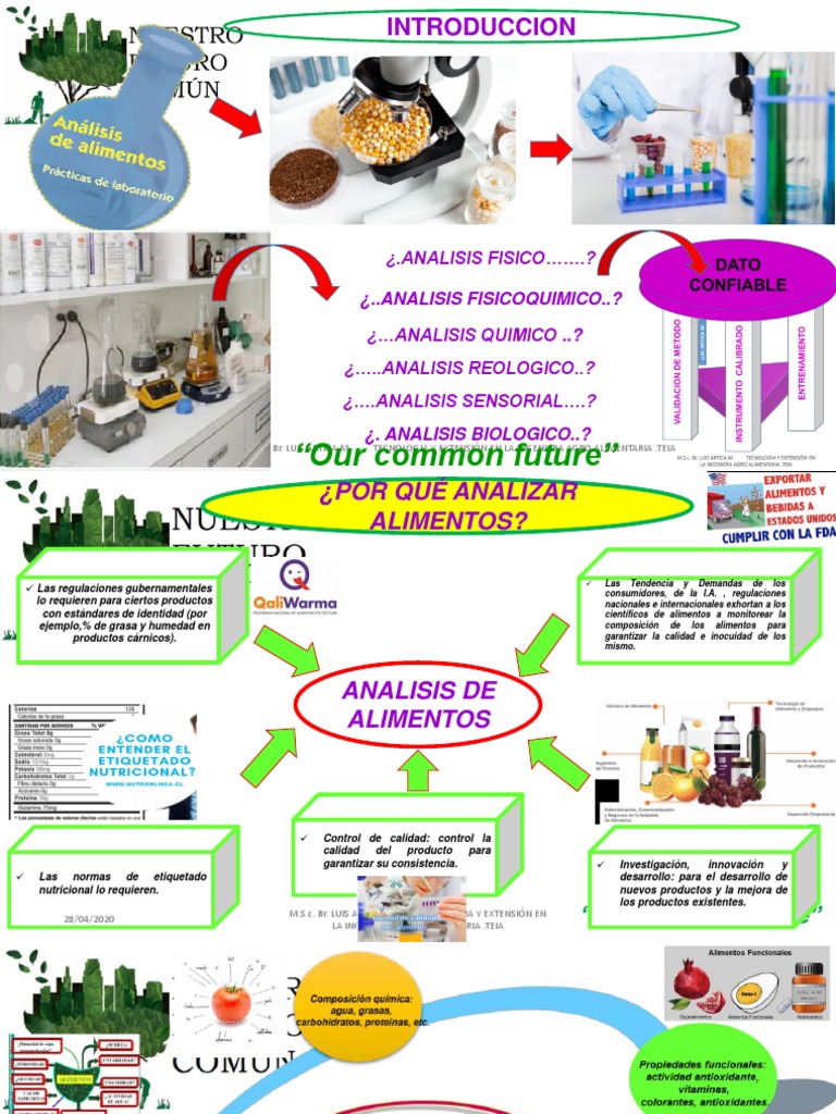 Clase 1.2. Introducción Al Analisis de Alimentos 2020 PDF Muestreo