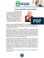 Documento 4. Transtornos Del Gusto en El Adulto Mayor