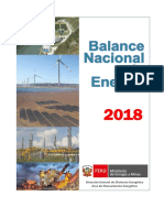 Balance Nacional de Energia 2018