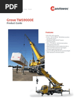 Grua Hidraulica Telescopica Grove - Tms9000e-Sm