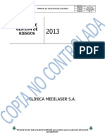 M-C-063 MD Manual de Gestion Del Riesgo