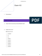 4.2 Monthly Exam-K2 SCIENCE - Google Forms