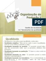 Aula09 - Gestão Da Qualidade 7 Ferramentas