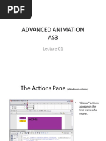 Lecture 01 ADVANCED ANIMATION AS3