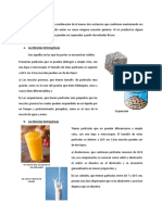 Informe de Quimica Las Mezclas