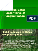 MGA BATAS PANGTERITORYO AT PANGKALIKASAN (Attach Module 4) )
