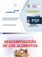 SEMANA 2 Descomposición Alimentos