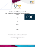 Formato Tarea 4 - Planeación e Implementación Experiencia Pedagogica (2) leydisSSS