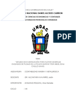 Estudio de investigación para flotar minerales oxidados de plomo