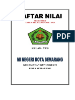 COVER Daftar Nilai