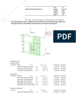 Dog Plate Calculation For Releasing Crane