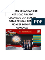 Laporan Keuangan KKR Net Isdac Arvada Colorado Usa Bekerja Sama Dengan Gmahk Pioneer Tompaso Kamanga