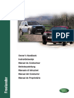 Freelander 1 My01 - Manual Del Conductor