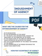 4extinguishment of Agency