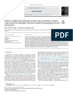 Analysis of Highly Polar Pesticides and Their Main Metabolites in 2020 Food