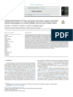 Antimicrobial Kinetics of Nisin and Grape Seed Extract Against in 2020 Food