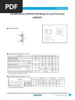 SMD Type IC SMD Type Transistors: Complementary MOSFET Half-Bridge (N-And P-Channel) KI4501DY