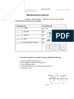 The Mathematical Syatem-Learning Task 1