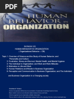 Human Behavior (OB)