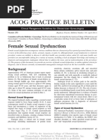 Female Sexual Dysfunction 2019