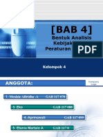 Bentuk Analisis Kebijakan