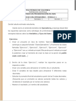 Módulo 1 - Ejercicios Operaciones