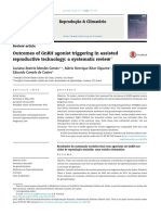 Outcomes of GNRH Agonist Triggering in Assisted Reproductive Technology: A Systematic Review