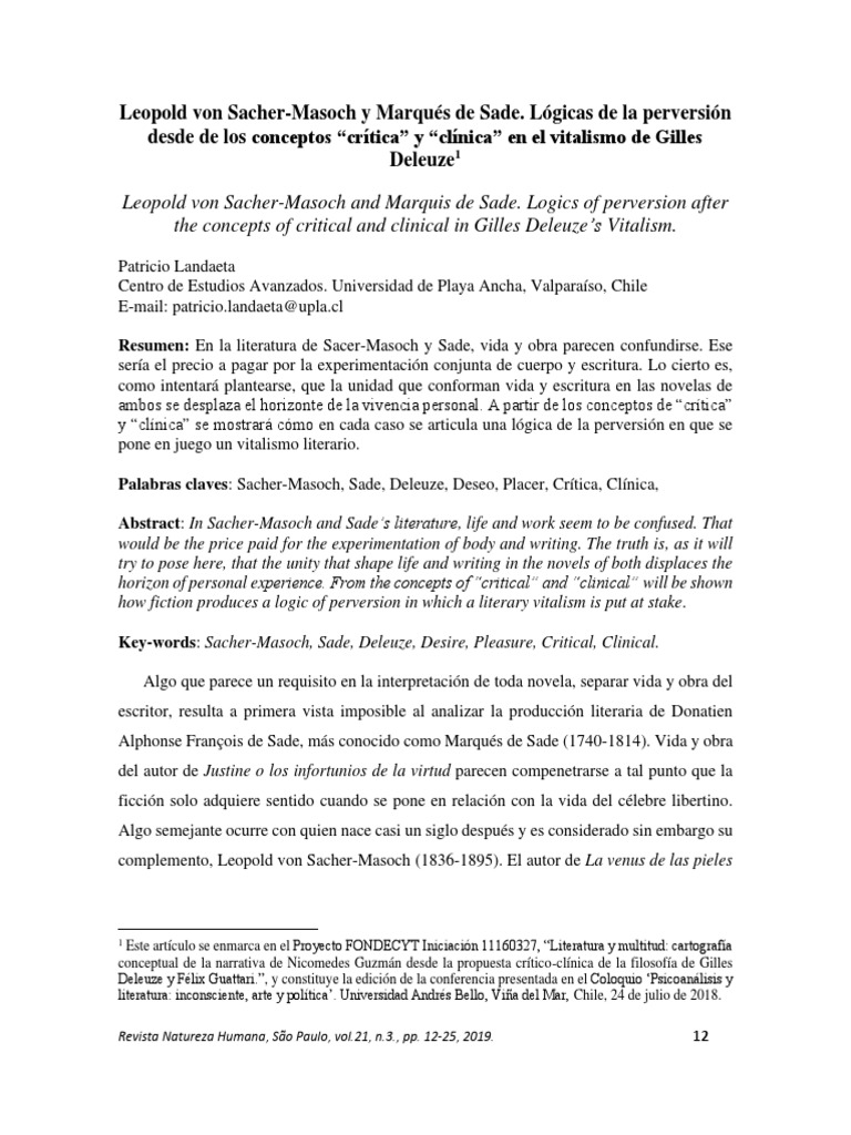 Présentation De Sacher-Masoch Par Gilles Deleuze - Édition 1967, Bon état