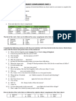 Object Complement Part 1: Choose Call Elect Consider Name Select Nominated Appoint