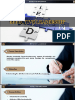 Presentation Effective Leadership
