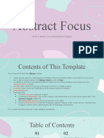 Abstract Focus: Here Is Where Your Presentation Begins