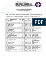 Surat Permohonan Dispensasi