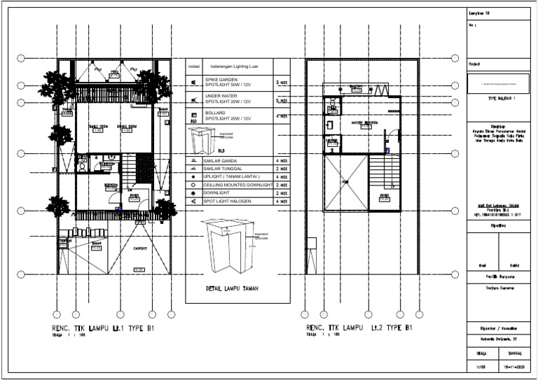 Rencana Titik Lampu | PDF