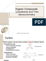 Organic Compounds:: Cycloalkanes and Their Stereochemistry