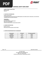 Lacquer Thinner Safety Data Sheet | PDF | Toxicity | Dangerous Goods
