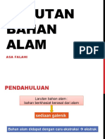 .Larutan Bahan Alam