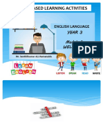 Home-Based Learning Activities: English Language