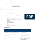 Ineffective Tissue Perfusion