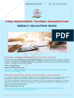 Vol - 6  07-May-2021- Weekly Valuation News