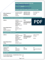 Food Safety Compliance System (Foscos) : Form A Application For Registration Under Food Safety and Standards Act, 2006