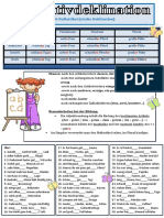 Adjektivdeklination 2 Arbeitsblatter - 56790