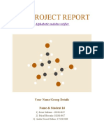 Project Report: Alphabetic Sudoku Verifier