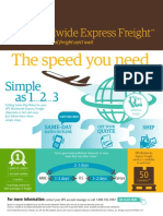 The Speed You Need: UPS Worldwide Express Freight