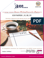 UPSC Mains Answer Writing For Beginners - SUGAM by EDEN IAS