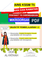 Bab 1 3 Pencegahan Dan Rawatan Penyakit Mikroorganisma Sains T5