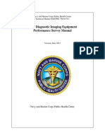Navy Diagnostic Imaging Equipment Performance Survey Manual