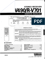 Yamaha Rx-V490 R-V701 Service en